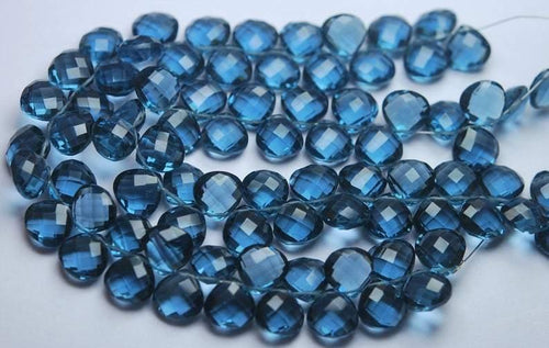 600 pieces 10x10mm London Blue Quartz - Jalvi & Co.