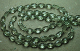 7 Inch Strand, AAA Quality Natural Green Amethyst Micro Faceted Oval Shape Briolette's, 12X8 mm