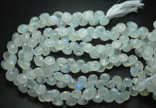 Load image into Gallery viewer, 7 Inch Strand, Finest Quality,Blue Fashy Rainbow Moonstone Micro Faceted Onion, 7-8mm Aprx - Jalvi &amp; Co.