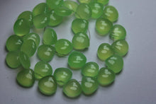 Load image into Gallery viewer, 7 Inch Strand,Prehnite Chalcedony Smooth Heart Shape Briolettes 11-12mm - Jalvi &amp; Co.