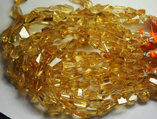 Load image into Gallery viewer, 7 Inch Strand,Superb-Finest Quality Golden Citrine Step Cut Faceted Nuggets, 10-12mm Size,Great Item - Jalvi &amp; Co.