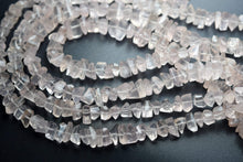 Load image into Gallery viewer, 7 Inches Strand, Natural Rose Quartz Faceted Nuggets Shaped, 7-8mm Size, - Jalvi &amp; Co.