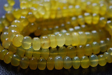 Load image into Gallery viewer, 7 Inches Strand,Yellow Chalcedony Smooth Rondelles Shape, 8-12mm - Jalvi &amp; Co.
