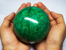 Load image into Gallery viewer, 7657 cts, Natural Green Emerald Sphere Gemstone Ball Reiki, Metaphysical, Collectible, Showcase Item - Jalvi &amp; Co.