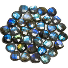 Load image into Gallery viewer, 8 Inch Strand, Blue Labradorite Faceted Heart Shape Briolettes, 10mm - Jalvi &amp; Co.