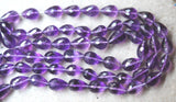 8 Inch Strand, Finest Quality, Purple Amethyst Micro Faceted Full Drill Drops Shape Briolettes 11-12mm