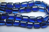 8 Inch Strand Kyanite Blue Quartz Faceted Nuggets Shape Briolette's, 14-16mm Size