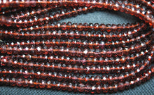 Load image into Gallery viewer, 8 Inch Strand, Super Finest-Quality- Aaa Quality Best Gems Mozambique Garnet Faceted Rondelles, 4.5mm - Jalvi &amp; Co.