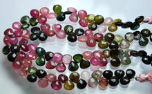 Load image into Gallery viewer, 8 Inch Strand Super-Finest,Multi Tourmaline Faceted Pear Briolettes 6-7mm - Jalvi &amp; Co.