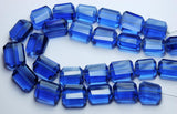 8 Inch Strand Tanzanite Blue Quartz Faceted Nuggets Shape Briolette's, 14-16mm Size