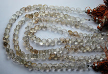 Load image into Gallery viewer, 8 Inch Strand,Imperial Topaz Micro Faceted Onion Shape Briolettes, 5-6mm - Jalvi &amp; Co.