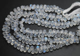 8 Inch Strand,Rainbow Moonstone Faceted Tear Drops Briolettes, 6-6.5mm Size