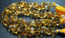 Load image into Gallery viewer, 8 Inch Strands, Finest Quality, Natural Citrine Micro Faceted Onions Shape Briolettes 7-7.5mm , - Jalvi &amp; Co.