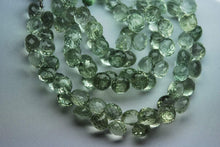 Load image into Gallery viewer, 8 Inch Strand,Super Rare Aaa Natural Green Amethyst Faceted Onion Shape Briolettes Size 8-9mm - Jalvi &amp; Co.