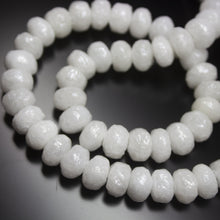 Load image into Gallery viewer, 8 inches, 10-11mm, Natural Silverite Smooth Rondelle Loose Gemstone Beads - Jalvi &amp; Co.