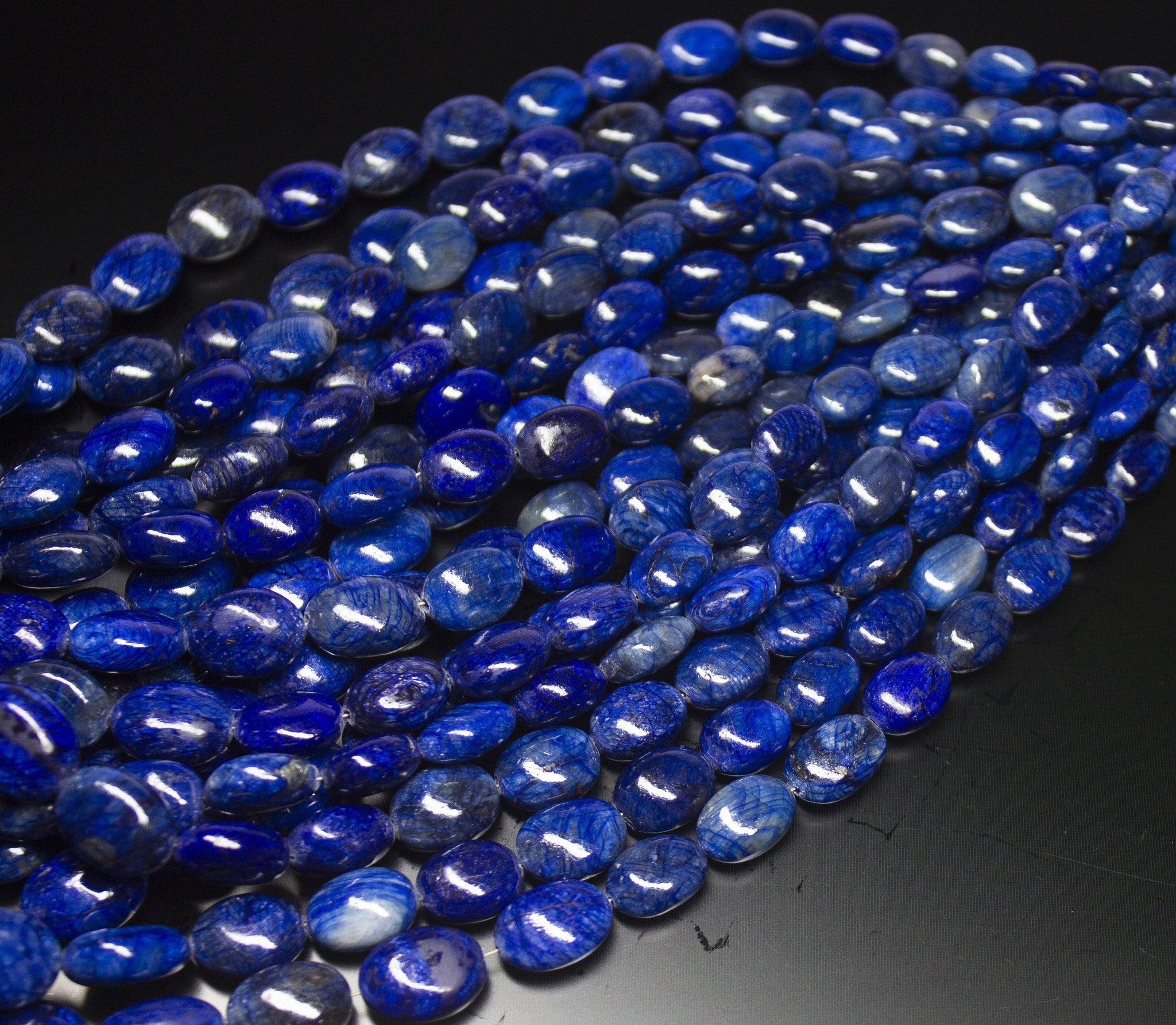 15 inch, 2mm, Natural Blue Sapphire Smooth Rondelle Shape Tiny