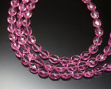 8 Inches, 7x9mm, Beautiful Pink Quartz Faceted Oval Shaped Briolettes Loose Beads Strand