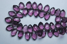 Load image into Gallery viewer, 8 Inches Kunzite Pink Quartz Faceted Marquise Briolettes 12X8mm - Jalvi &amp; Co.