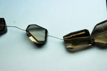 Load image into Gallery viewer, 8 Inches Long Strand Aaa Smoky Quartz Faceted Step Cut Nuggets-12-16mm - Jalvi &amp; Co.