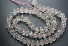 Load image into Gallery viewer, 8 Inches Strand, Natural Rose Quartz Carved Melons Shape Beads 7-8mm - Jalvi &amp; Co.