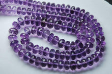 Load image into Gallery viewer, 8 Inches Strand, Super Finest, Natural Pink Amethyst Micro Faceted Rondelles 8-7mm - Jalvi &amp; Co.