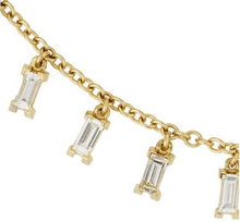 Load image into Gallery viewer, 9 Baguette Charm Necklace - Jalvi &amp; Co.