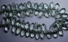 Load image into Gallery viewer, 9 Inch Strand, Aaa Quality Green Amethyst Faceted Marquise Shape Briolettes, 13-16mm Long,Great Quality - Jalvi &amp; Co.