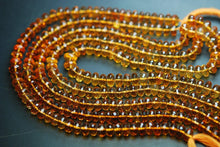 Load image into Gallery viewer, 9 Inch Strand, Natural Citrine Micro Faceted Rondelles, 5-5.50mm Size,Super Quality - Jalvi &amp; Co.