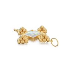 Load image into Gallery viewer, Australian Opal Charm Solid Gold Pendant / 22k Solid Gold Gemstone Pendant - Jalvi &amp; Co.