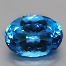 Load image into Gallery viewer, Bast offer pls 45ct Huge Certified Natural EarthMined Swiss Blue Topaz Oval Cut Loose Gemstone - Jalvi &amp; Co.