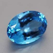 Load image into Gallery viewer, Bast offer pls 45ct Huge Certified Natural EarthMined Swiss Blue Topaz Oval Cut Loose Gemstone - Jalvi &amp; Co.