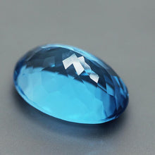 Load image into Gallery viewer, Bast offer pls 45ct Huge Certified Natural EarthMined Swiss Blue Topaz Oval Cut Loose Gemstone - Jalvi &amp; Co.