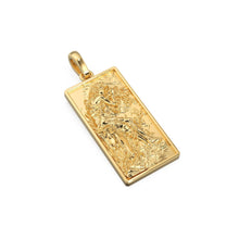 Load image into Gallery viewer, Beautiful Lady Renaissance Baroque Solid Gold Pendant / 18k Solid Gold Cherub Charm Pendant - Jalvi &amp; Co.