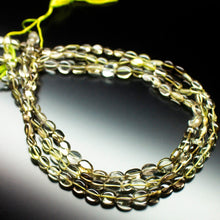 Load image into Gallery viewer, Bi Lemon Quartz Smooth Oval Tumble Gemstone Loose Spacer Strand 13&quot; 6mm 8mm - Jalvi &amp; Co.
