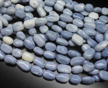 Load image into Gallery viewer, Blue Opal Smooth Tumble Nugget Gemstone Loose Spacer Beads Strand 16&quot; 14mm 15mm - Jalvi &amp; Co.
