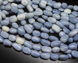 Blue Opal Smooth Tumble Nugget Gemstone Loose Spacer Beads Strand 16