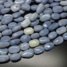 Load image into Gallery viewer, Blue Opal Smooth Tumble Nugget Gemstone Loose Spacer Beads Strand 16&quot; 14mm 15mm - Jalvi &amp; Co.