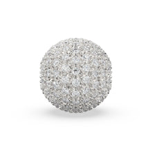 Load image into Gallery viewer, Brilliant Diamond Prong Setting Sphere Spacer / 14k 18k Solid Gold Bead / Diamond Spacer / Sale - Jalvi &amp; Co.