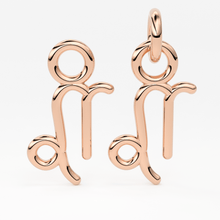 Load image into Gallery viewer, Capricorn Zodiac Necklace Star Sign Pendant Astrology Birthday Gift in Solid 14k or 18k Gold - Jalvi &amp; Co.