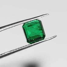 Load image into Gallery viewer, Certified Earth Mined Zambian Emerald Gemstone Octagon Rare Green Luster 1.28CT - Jalvi &amp; Co.
