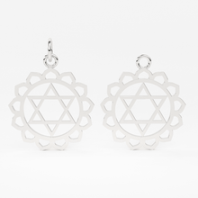 Load image into Gallery viewer, Chakra Healing Solid Gold Necklace in 14k / Solid Gold Pendant / Charkra Charm - Jalvi &amp; Co.