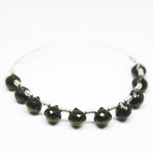 Load image into Gallery viewer, Chrome Green Quartz Faceted Onion Beads 7mm 10pc - Jalvi &amp; Co.