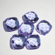 Load image into Gallery viewer, Color Change Quartz Faceted Cushion Beads 8mm 10pc - Jalvi &amp; Co.