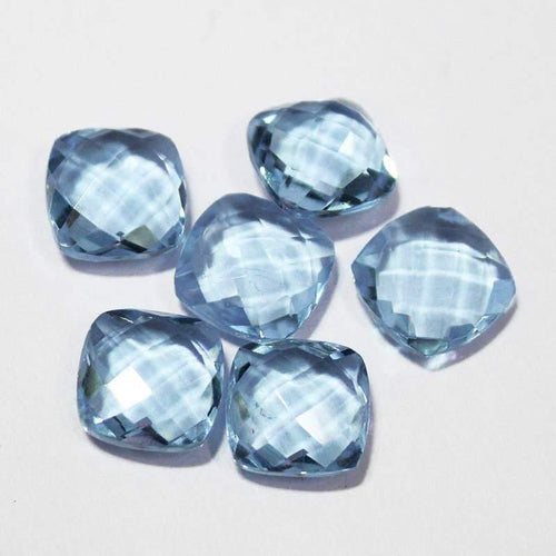 Color Change Quartz Faceted Cushion Beads 8mm 10pc - Jalvi & Co.