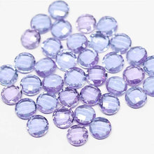 Load image into Gallery viewer, Color Change Quartz Faceted Round Coin Loose Matching Pair Beads 6pc 10mm - Jalvi &amp; Co.