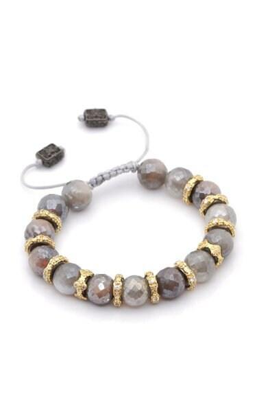 Diamond Eternity Bezel Set Solid 14k 18k Gold Bead 9mm Spacer / Diamond Spacer Bead / Solid Gold Finding / Jewelry Making Essential - Jalvi & Co.