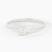 Load image into Gallery viewer, Diamond Ring / 14k Diamond Ring / Statement Ring / Diamond Cocktail Ring also available in Rose Gold and White Gold / Memorial Day - Jalvi &amp; Co.