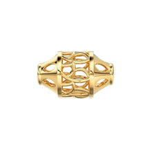 Load image into Gallery viewer, Drum Shape Solid Gold 14k 18k Spacer Finding Bead, Gold Spacer, Gold Finding, Solid Gold Bead 8.45mm - Jalvi &amp; Co.