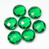 Emerald Green Quartz Faceted Round Beads 10mm 10pc