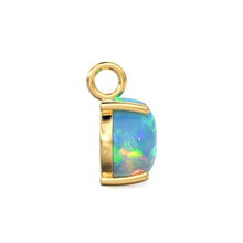 Load image into Gallery viewer, Ethiopian Opal 14k 18k Gold Connectors / 10x8mm opals / Genuine Natural Gemstone - Jalvi &amp; Co.